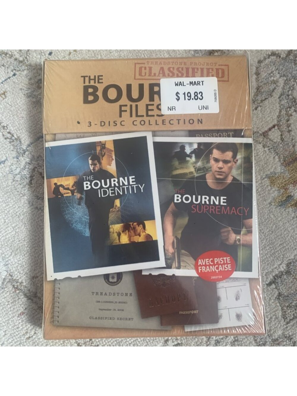 The Bourne Files: 3 Disc Collection (DVD, 2007, 3-Disc Set) BRAND NEW
